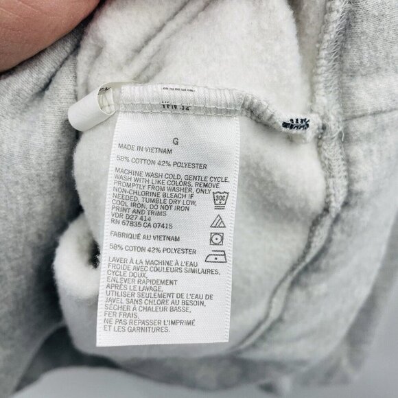 Nautica Mens Size XL 1/4 Zip Mock Neck Fleece Lined Pullover Sweatshirt in Gray - Picture 5 of 5